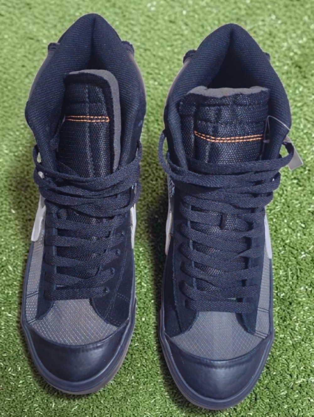 DS Nike Blazer Mid x Off-White 'Grim Reaper' - Size 9 - AA3832-001 - NO BOX - Picture 4 of 6